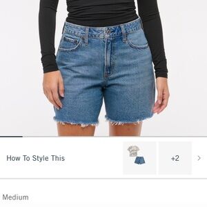 Abercrombie Curve love High Rise women’s shorts
